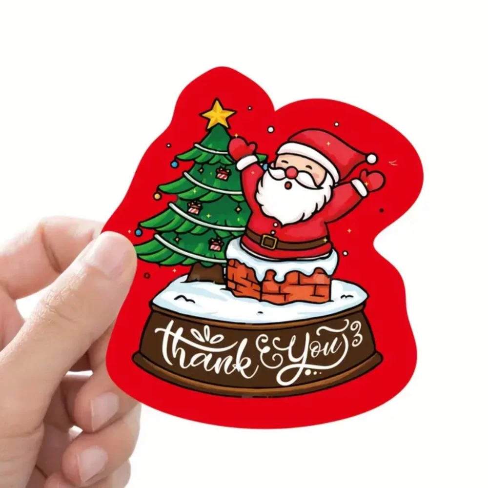 Red Santa Thank You Cards 25ct- NIP